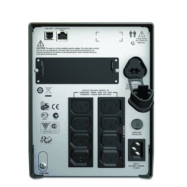 APC Smart-UPS 1000VA, LCD, 230В ДБЖ (SMT1000I) 18822 фото