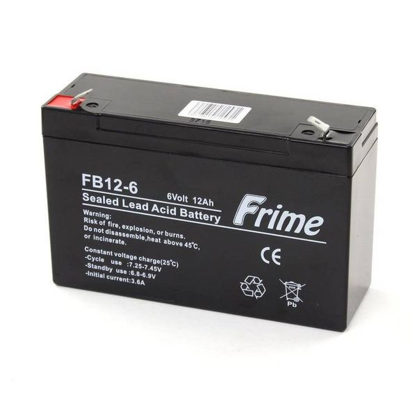 Акумуляторна батарея Frime 6V 12.0AH (FB12-6) AGM 16090 фото