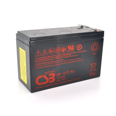 Аккумуляторная батарея CSB GP1272F2, 12V 7,2Ah (28W) (151х65х100мм) 2.1кг Q10 07775 фото