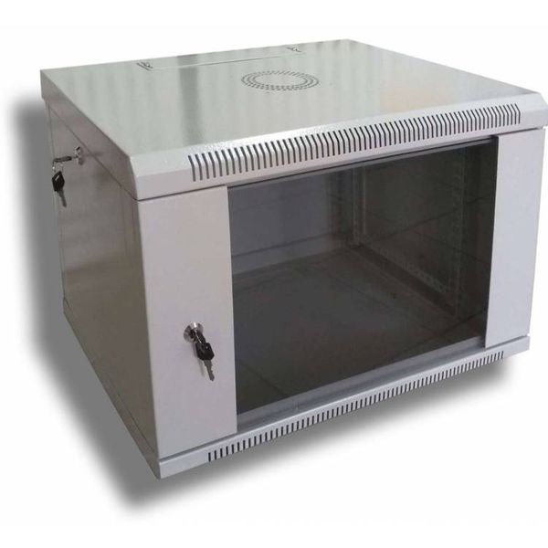 Hypernet WMNC66-6U-FLAT шкаф коммутационный настенный 6U 600x600 разборной 2105г фото