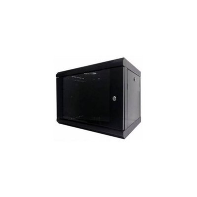 Hypernet WMNC-9U-FLAT- BLACK шкаф коммутационный настенный 9U 600x450 разборной 6224г фото